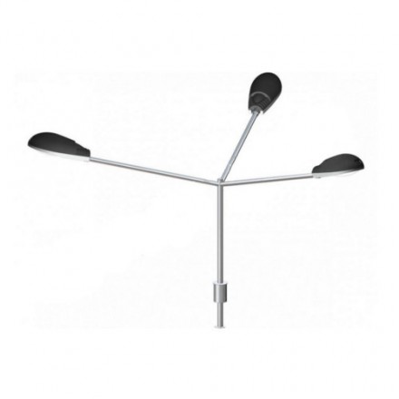 Кронштейн угловой трехрожковый на обечайке 2К3(15°)-2,5-2,5-О3-ß-Тр.48 48 кг